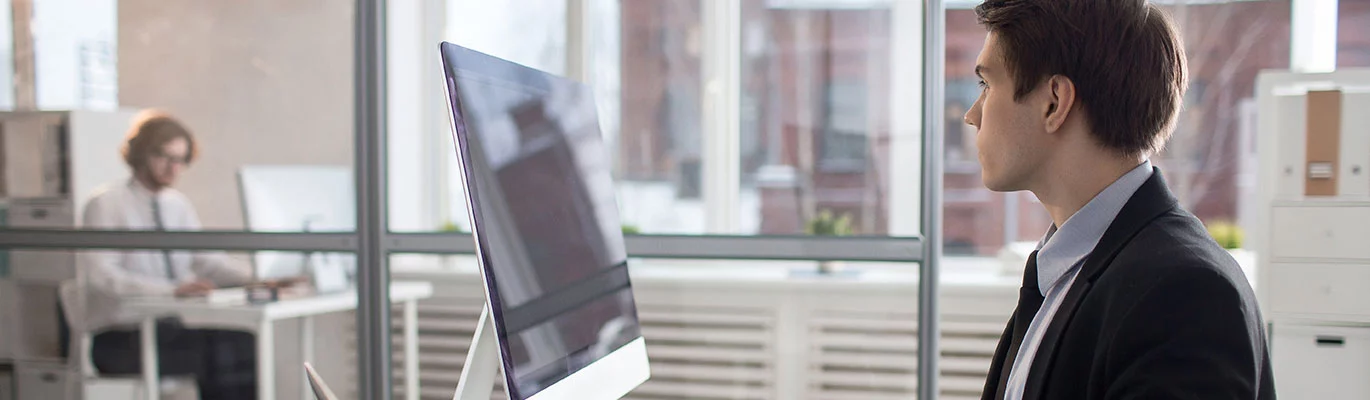 A Student with a laptop attending an online class session of  Visible Stars's SAP ABAP Course
