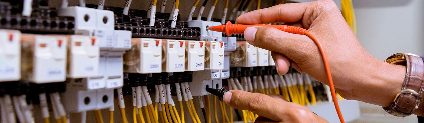 A student working on cable for learning Structured Cabling Training