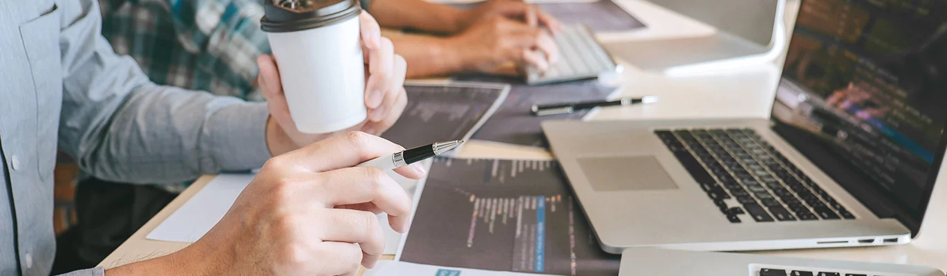 A student is learning the Web Design Course from Visible Stars on a laptop 